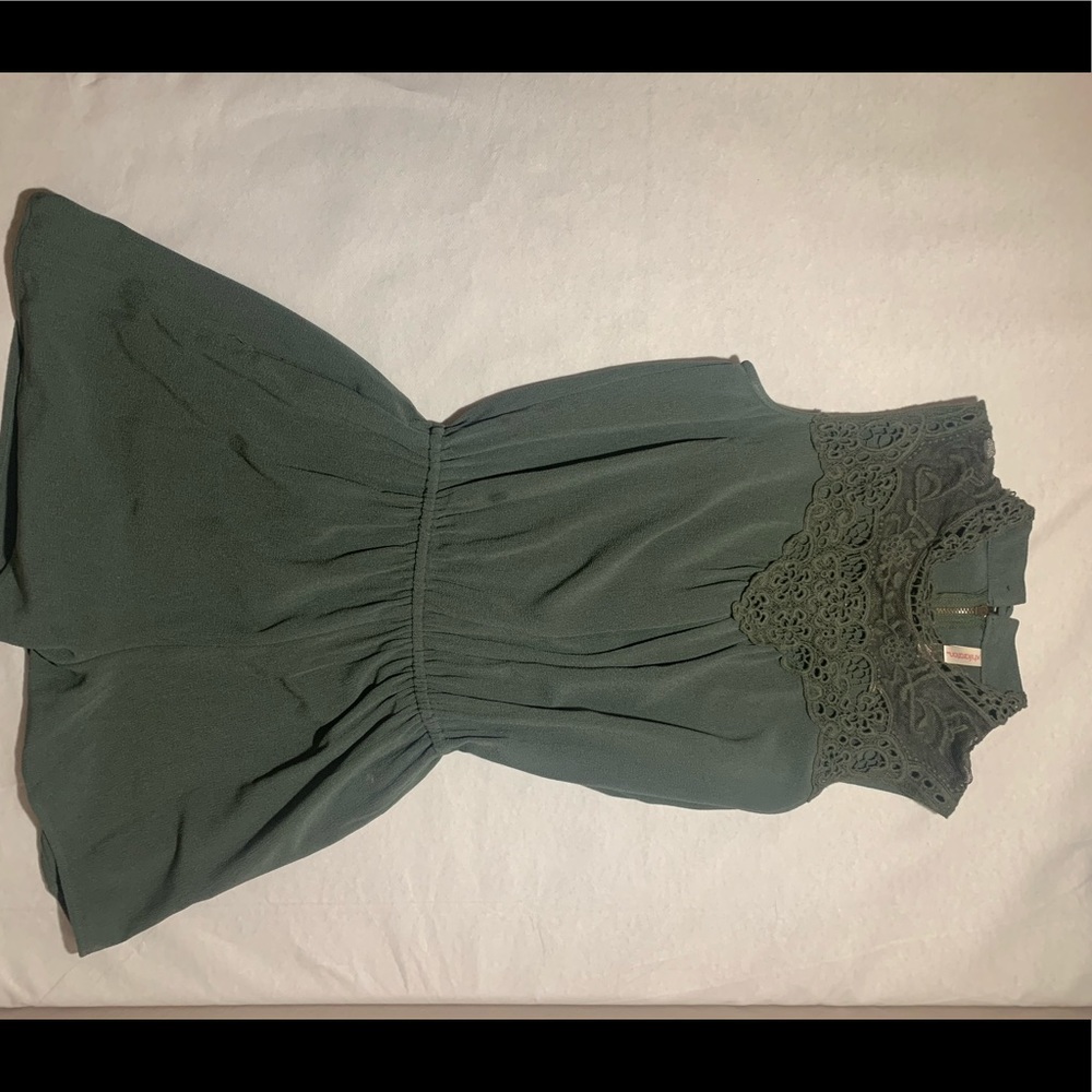 Target Green lace romper